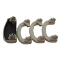 Kit 3 Puxador Alça Teto Pqp + Porta Oculos Punto 2012 Origin