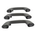 Kit 3 Puxador Alça Apoio Teto Pqp Etios 2014 Original Cinza