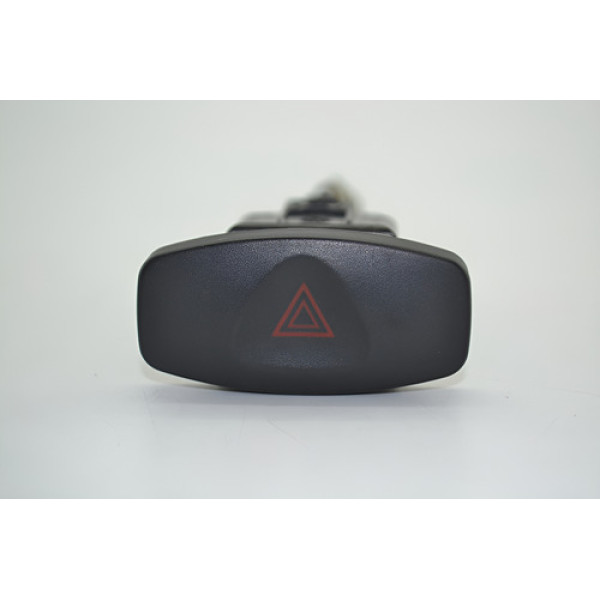 Botão Pisca Alerta Painel Renault Sandero 2012 Original - Preto