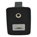 Entrada Conector Usb Auxiliar Ford Ecosport 2017 Original Preto