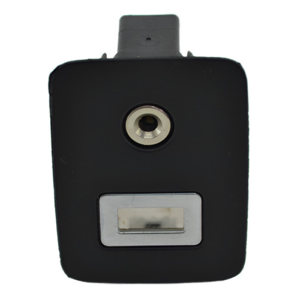 Entrada Conector Usb Auxiliar Ford Ecosport 2017 Original Preto