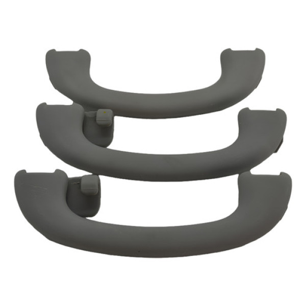 Kit 3 Puxador Alça Teto Pqp Ford Ecosport 2009 Original - Cinza