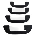 Kit Com 4 Puxador Alça Teto Pqp Honda Civic 2020 Original Preto