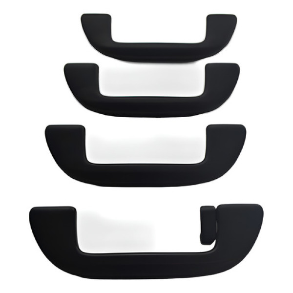 Kit Com 4 Puxador Alça Teto Pqp Honda Civic 2020 Original Preto