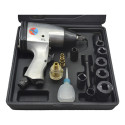 Kit Chave Impacto Pneumatica 1/2 Pol 17pcs Rio Tools Cinza