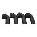 Kit 4 Puxador Alça Teto Pqp Range Rover Sport 2017 Original Preto
