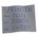 Luz Interna Cortesia Teto Mercedes Sprinter 2021 Original