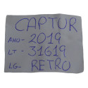 Espelho Retrovisor Interno Renault Captur 2019 Original