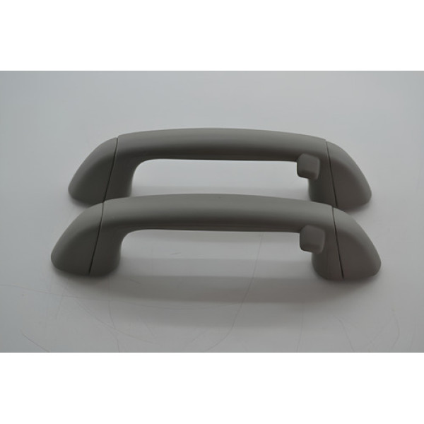 Par Puxador Alça Teto Pqp Com Cabide Toyota Etios Original  - Cinza