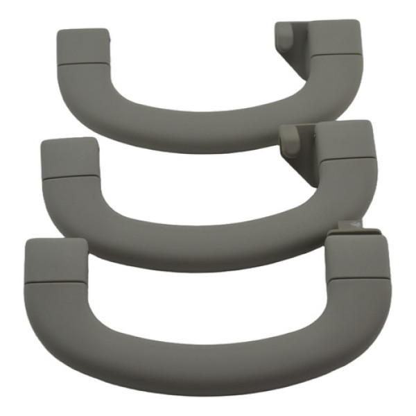 Kit 3 Puxador Apoio Alça Teto Pqp Pulse 2022 Original Cinza