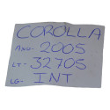 Botão Security Alarme Toyota Corolla 2005 Original Preto