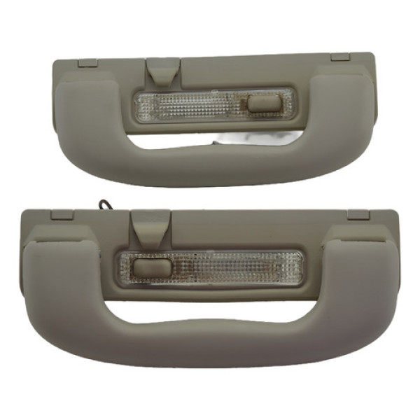 Par Puxador Alça Teto Pqp Com Iluminação Astra 2009 Original Bege