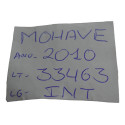 Moldura Botão Falso Cego Painel Mohave 2010 Original Preto