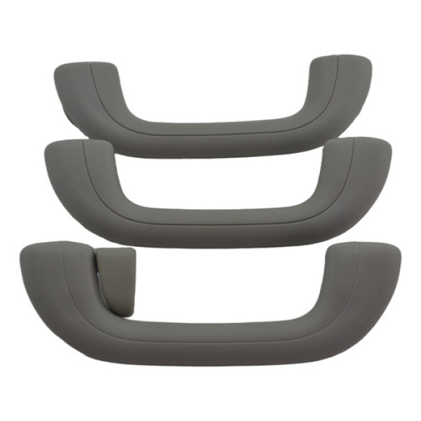 Kit 3 Puxador Alça Teto Apoio Pqp Sportage 2011 Original Cinza