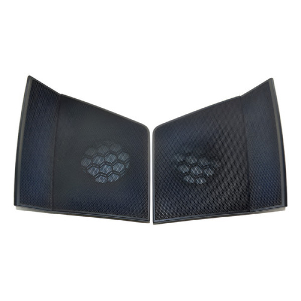 Par Tela Alto Falante Painel Mercedes Sprinter 2013 Original Preto