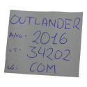 Comando Ar Condicionado Digital Painel Outlander 2016 Origin