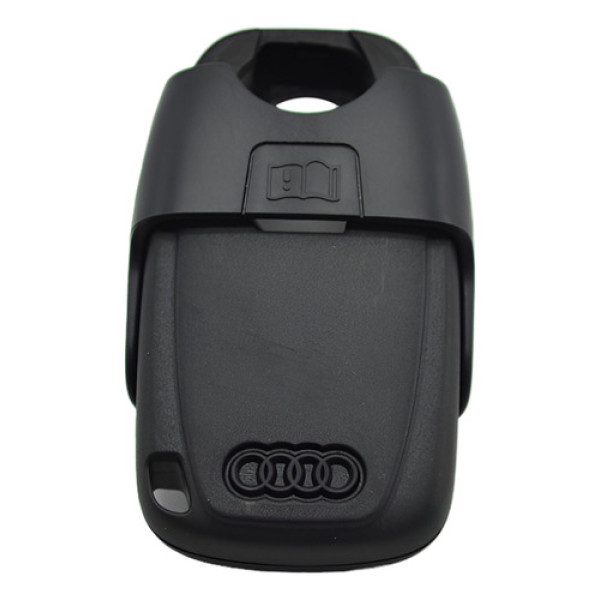Moldura Capa Chave Ingnição Canivete Audi Q5 2016 Original Preto