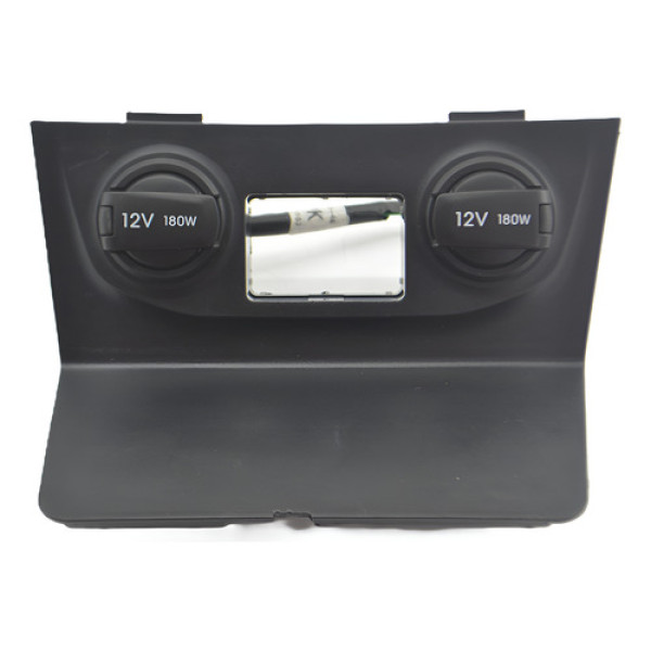 Moldura Console C/tomadas 12v Hyundai Creta 2019 Original Preto
