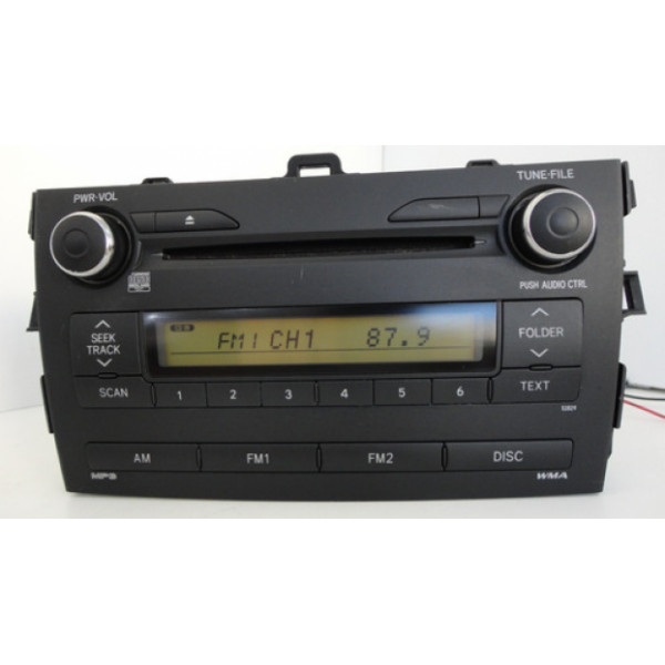 Radio Aparelho Som Painel Toyota Corolla 2008 Original