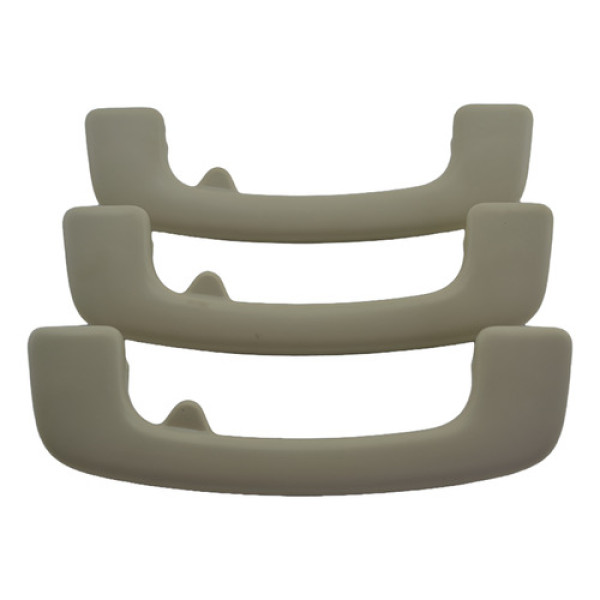 Kit 3 Puxador Alça Pqp Teto Citroen C4 2013 Original Bege