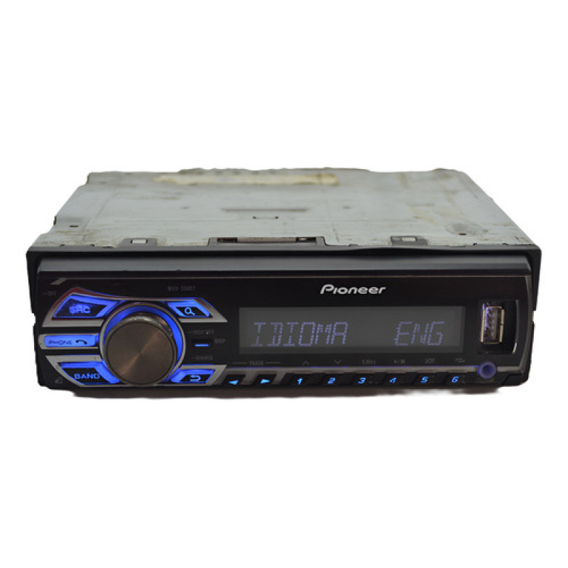 Radio Som Original Pioneer  C/usb Auxiliar Mvh-358bt Preto Radio Som Original Pioneer  C/usb Auxiliar Mvh-358bt Preto