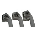 Kit 3 Puxador Alça Teto Pqp Jeep Renegade 2021 Original Cinza