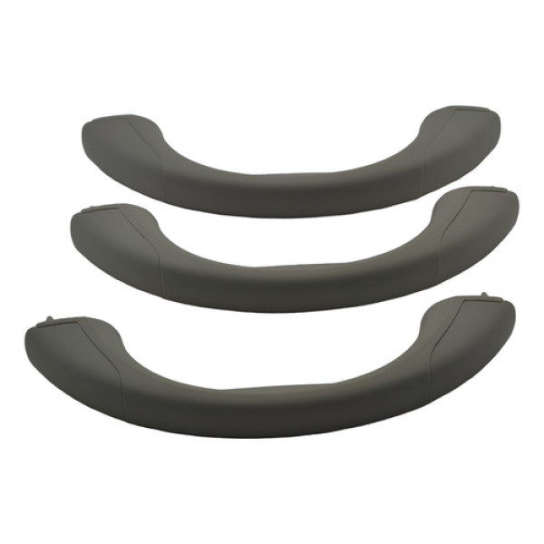 Kit 3 Puxador Alça Teto Pqp Nissan Versa 2013 Original Bege