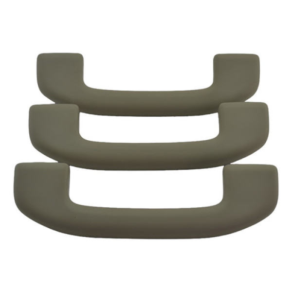 Kit 3 Puxador Alça Teto Pqp Nissan Tiida 2012 Original - Bege