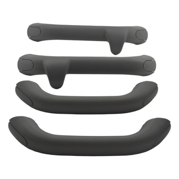 Kit 4 Puxador Alça Teto Pqp Pt Cruiser 2003 Original Cinza