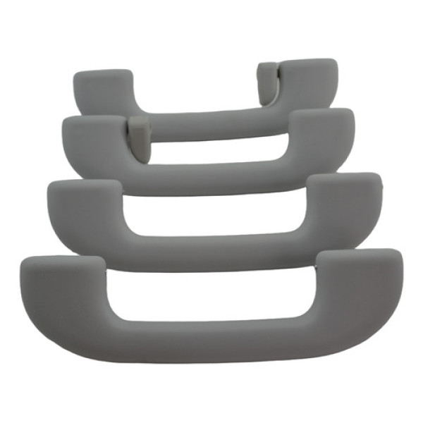 Kit 4 Puxador Alça Teto Pqp Renegade 2016 Original Cinza