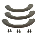 Kit 3 Puxador Alça Pqp Coluna Nissan Frontier 2017 Original