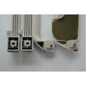 Kit 3 Puxador Teto Pqp + Porta Oculos Palio 2015 Original Cinza