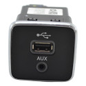 Entrada Conector Usb Auxiliar Jeep Compass 2018 Original - Preto