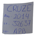 Apoio Encosto Braço Console Gm Cruze 2014 Original Preto