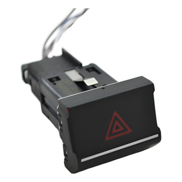 Botão Pisca Alerta Painel Volkswagen Amarok 2021 Original - Preto Botão Pisca Alerta Painel Volkswagen Amarok 2021 Original - Preto