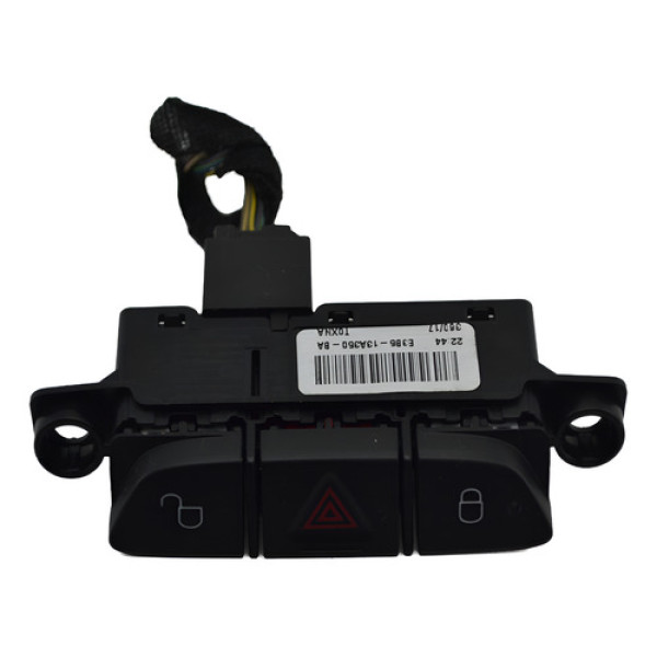 Botão Trava Destrava Pisca Alerta Ford Ka 2018 Original - Preto