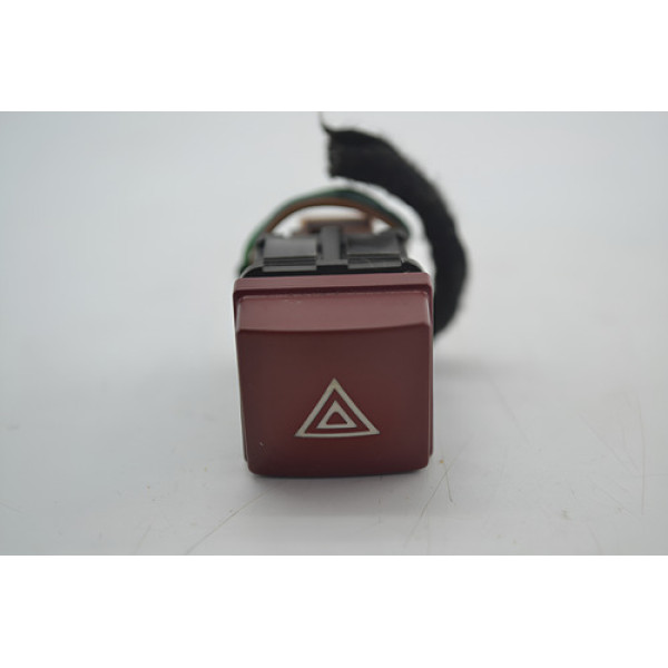 Botão Pisca Alerta Painel Peugeot 207 2011 Original - Vermelho