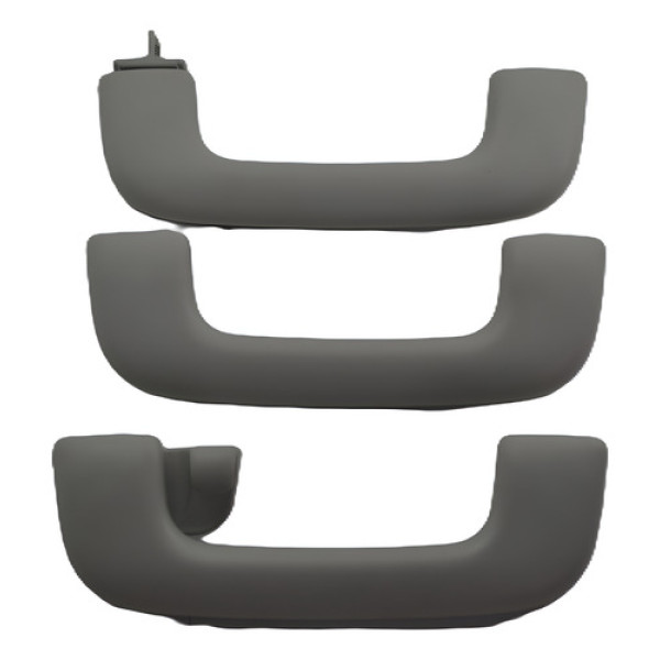 Kit Com 3 Puxador Alça Teto Pqp Hyundai Creta 2022 Original Cinza