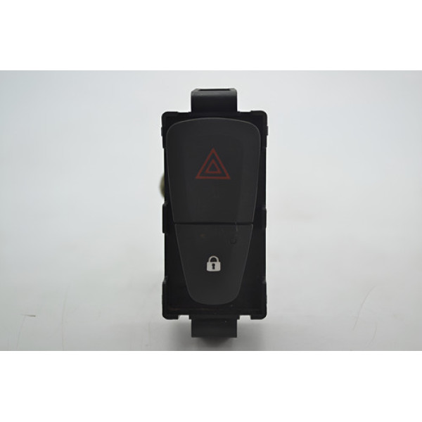 Botão Pisca Alerta Trava Logan 2015 Sandero Original - Preto