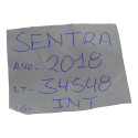 Moldura Boão Falso Cego Painel Sentra 2018 Original Preto