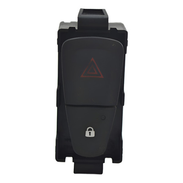 Botão Pisca Alerta Trava Destrava Renault Sandero 2017 Orig - Preto