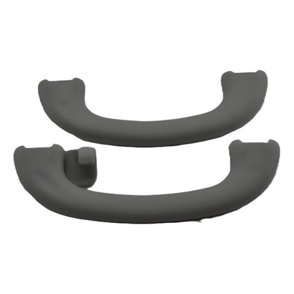 Par Puxador Alça Teto Pqp Ford Fiesta 2003 Original - Cinza