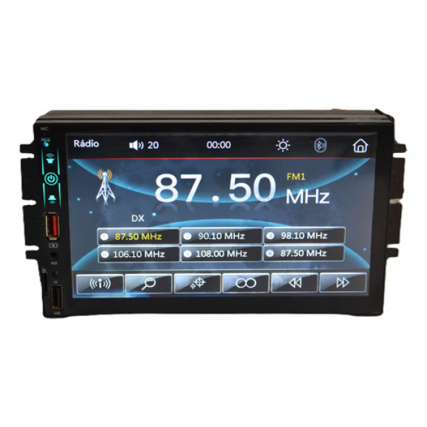 Radio Aparelho Som Multimidia Usb Auxiliar Universal