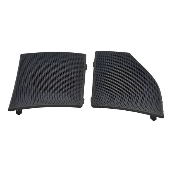 Par Tela Alto Falante Painel Renault Kwid 2018 Original Preto
