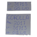 Quebra Sol Lado Esquerdo Motorista Corolla 2017 Original