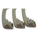 Kit Com 3 Puxador Alça Teto Pqp Citroen C4 Pallas 2010 Origi Creme