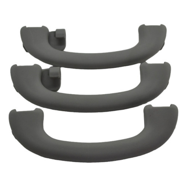 Kit 3 Puxador Alça Teto Pqp Ecosport Fiesta 2012 Original Cinza