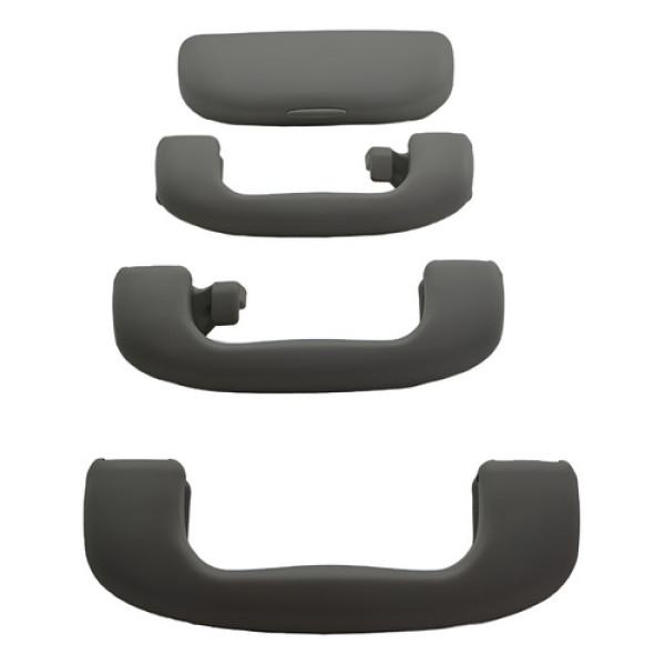 Kit Com 3 Alça Teto Pqp + Porta Oculos Gm Tracker 2014 Orig Cinza-escuro Kit Com 3 Alça Teto Pqp + Porta Oculos Gm Tracker 2014 Orig Cinza-escuro