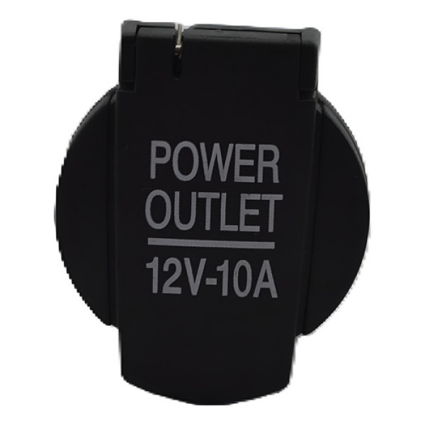 Tomada Energia 12v Ford Focus 2009 A 2013 Original - Preto