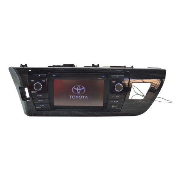 Radio Som Multimidia C/moldura Corolla 2016 Original